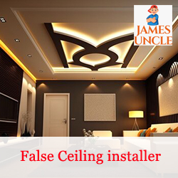 False Ceiling installer Mr. Tarak Das in Sonarpur